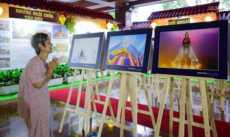 Ảnh nghệ thuật Phật giáo triển lãm tại trụ sở Ban Trị sự TP.HCM - Việt Nam Quốc Tự tháng 8-2022 - Ảnh: Quảng Đạo/BGN