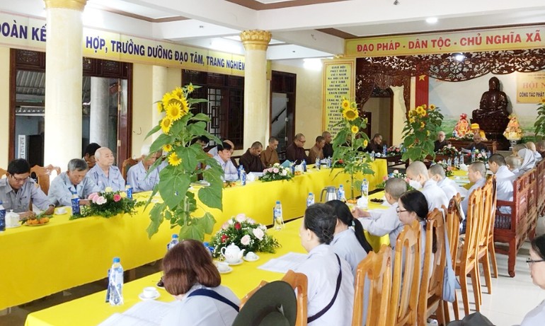 Ban Trị sự Phật giáo H.Tư Nghĩa tổ chức hội nghị triển khai công tác Phật sự