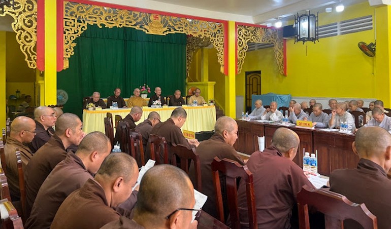 Ban Trị sự Phật giáo tỉnh họp chuẩn bị tổ chức Đại giới đàn Trí Tịnh Phật lịch 2566