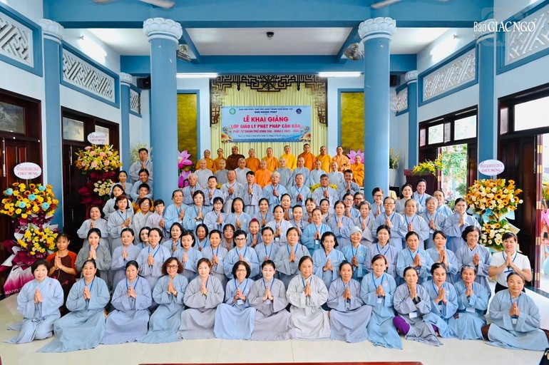Khai giảng lớp giáo lý dành cho Phật tử niên khóa 2023-2024