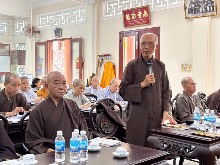 Đóng góp ý kiến xây dựng chương trình các đại lễ sắp tới của Ban Trị sự Phật giáo tỉnh