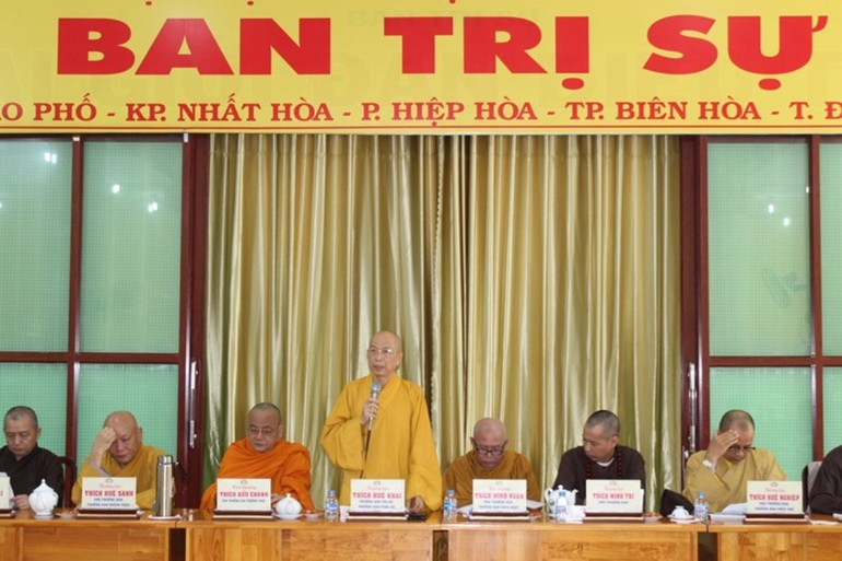 Ban Trị sự Phật giáo tỉnh họp mở rộng về tổ chức Phật đản, An cư kiết hạ