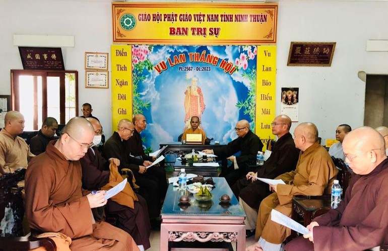 Ban Thường trực Ban Trị sự tỉnh họp thống nhất các hoạt động Phật sự