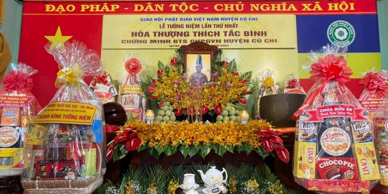Tưởng niệm Hòa thượng Thích Tắc Bình, nguyên Chứng minh Ban Trị sự GHPGVN huyện Củ Chi 