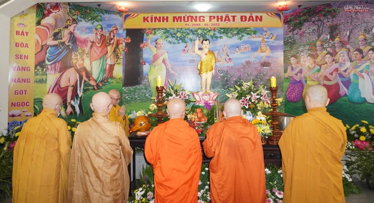 Đại lễ Phật đản Phật lịch 2566 tại chùa Huỳnh Kim (quận Gò Vấp, TP.HCM)