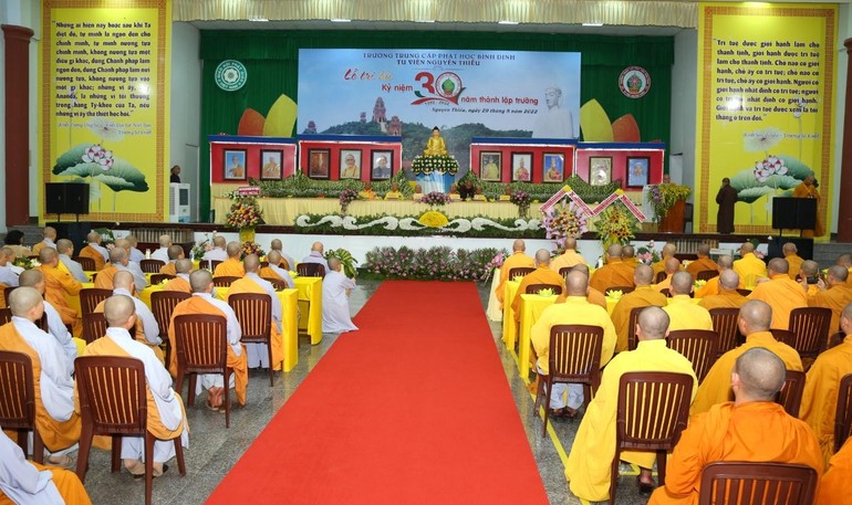 Kỷ niệm 30 năm thành lập Trường Trung cấp Phật học tỉnh Bình Định (1992-2022)