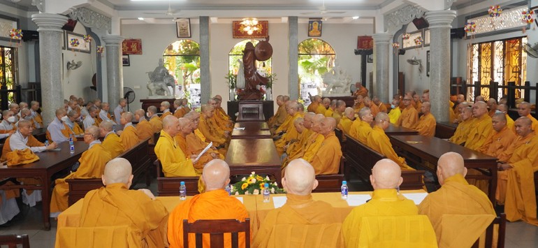Khai giảng khóa An cư kiết hạ Phật lịch 2567 tại chùa Huỳnh Kim