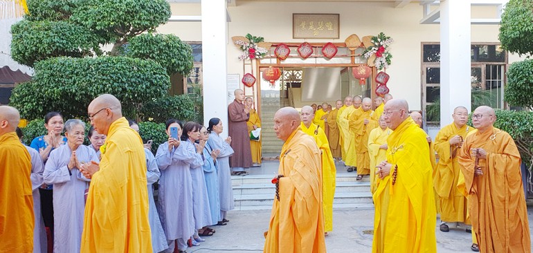 Ban Trị sự GHPGVN tỉnh Bình Thuận tổ chức lễ tạ pháp tại Tòng Lâm Vạn Thiện