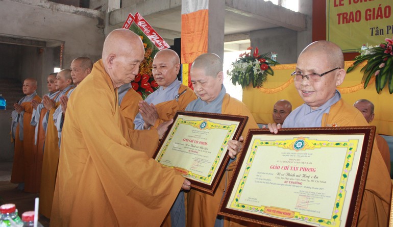 Phật giáo quận Tân Phú đoàn kết, hòa hợp, hoàn thành nhiều công tác Phật sự