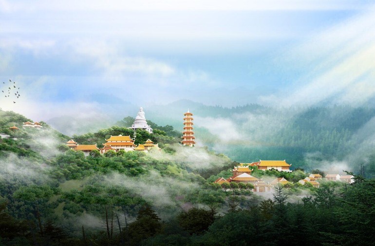 Bản vẽ thiết kế công trình chùa Tương Dương