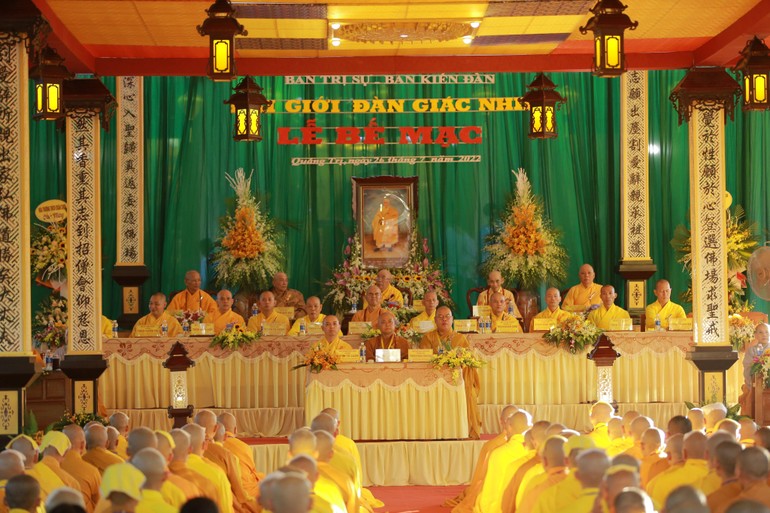 Lễ bế mạc Đại Giới đàn Giác Nhiên Phật lịch 2566 tại Tổ đình Sắc tứ Tịnh Quang