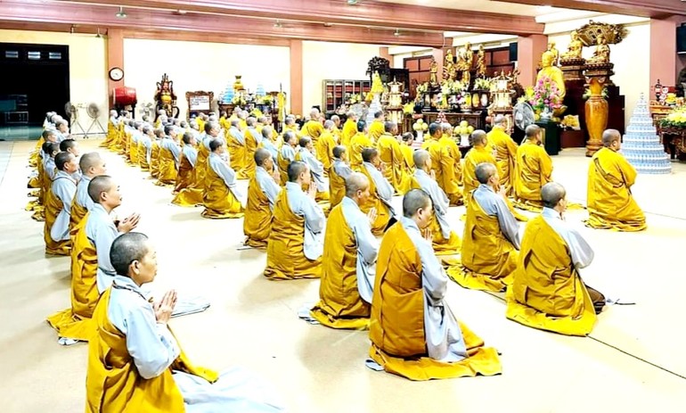 Trường hạ tổ đình Kim Liên - chùa Đồng Đắc (H.Kim Sơn) có 85 hành giả tác pháp Tự tứ