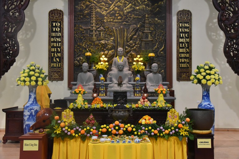 Tổ đường tại thiền viện Trúc Lâm Tây Thiên (X.Đại Đình, H.Tam Đảo, tỉnh Vĩnh Phúc)