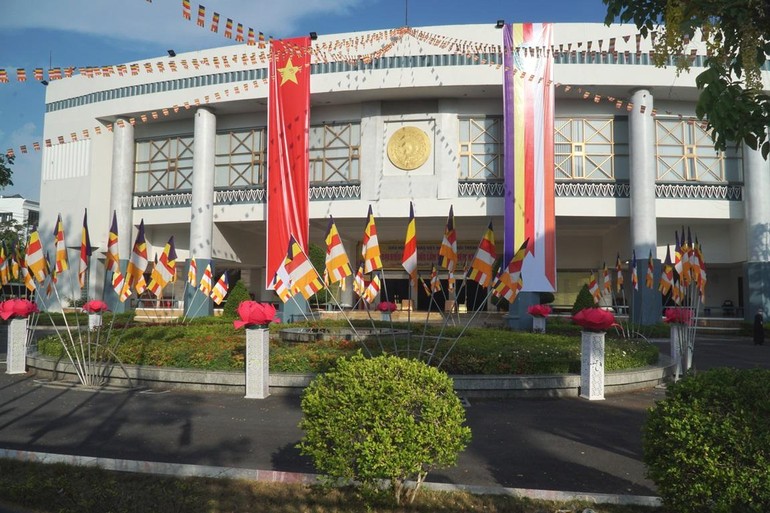 Trung tâm Văn hóa Hội nghị tỉnh Sóc Trăng nơi diễn ra Đại hội Phật giáo tỉnh