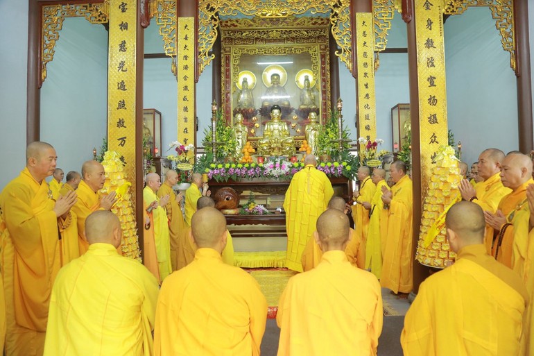 Lễ huý nhật lần thứ 31 Hòa thượng Thích Trí Quảng tại chùa Từ Ân vào sáng 3-1
