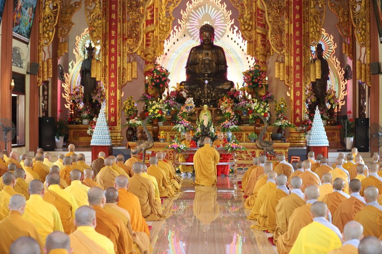 Lễ khai khóa An cư kiết hạ Phật lịch 2568 của Ban Trị sự GHPGVN tỉnh Phú Yên tại chùa Bảo Tịnh