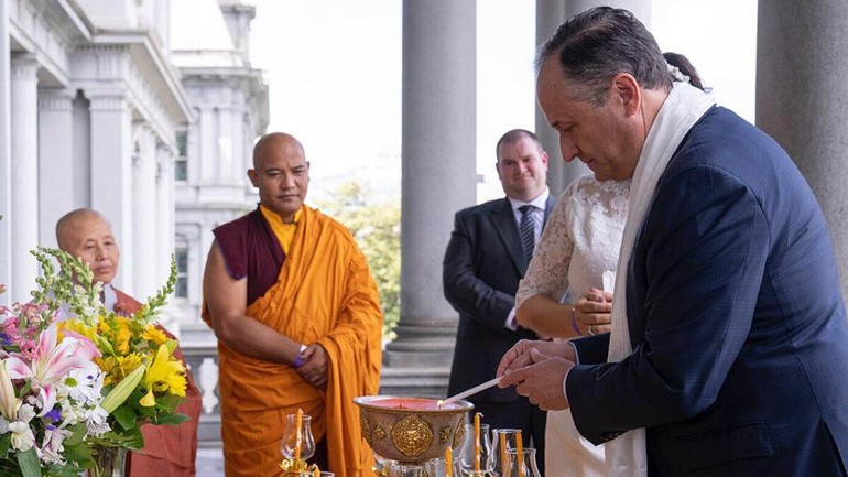 Lễ Vesak - Kỷ niệm ngày Đức Phật đản sinh, thành đạo và nhập diệt tại Nhà Trắng năm 2022 - Ảnh: White House
