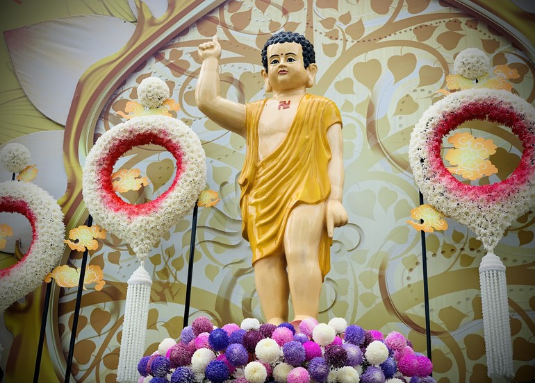 Đại lễ Phật đản Phật lịch 2567 sẽ diễn ra tại lễ đài chính Việt Nam Quốc Tự - Ảnh: HD