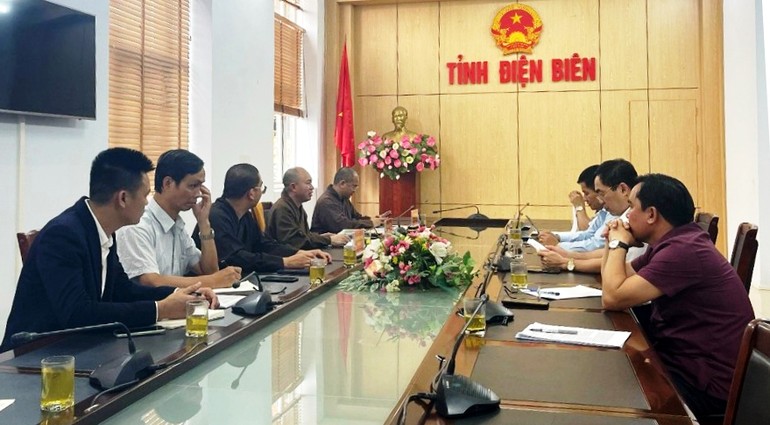 Lãnh đạo Ban Trị sự GHPGVN tỉnh Điện Biên đã có buổi làm việc với UBND tỉnh Điện Biên nhằm chuẩn bị tổ chức kỷ niệm 10 năm thành lập