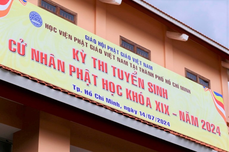 Kết quả kỳ thi tuyển sinh cử nhân Phật học khóa XIX (2024) Học viện Phật giáo VN tại TP.HCM