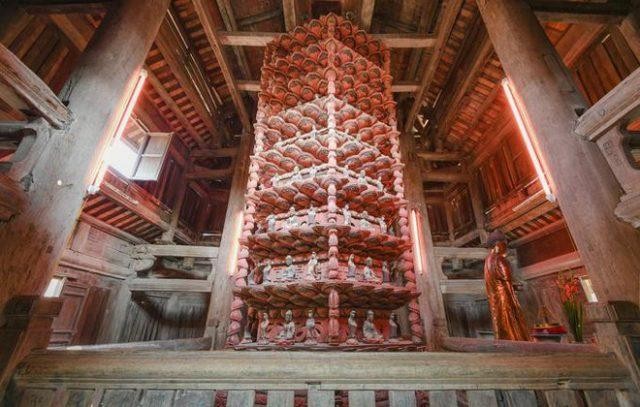 Tòa Cửu phẩm liên hoan chùa Bút Tháp, Bắc Ninh
