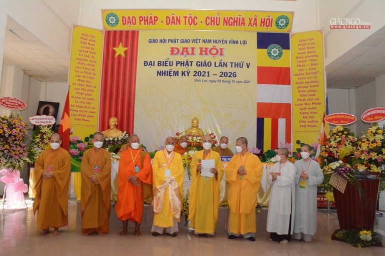 Tân Ban Trị sự Phật giáo huyện Vĩnh Lợi ra mắt đại hội, đây là đơn vị đầu tiên của Giáo hội tỉnh tổ chức đại hội