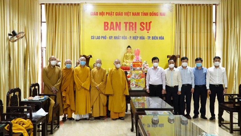 Ban Tôn giáo Chính phủ thăm, làm việc cùng Ban Trị sự Phật giáo tỉnh Đồng Nai