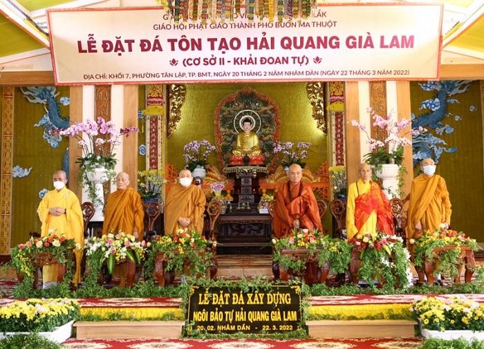 Lễ khởi công tôn tạo ngôi Hải Quang Già Lam - chùa Cau, cơ sở II Khải Đoan