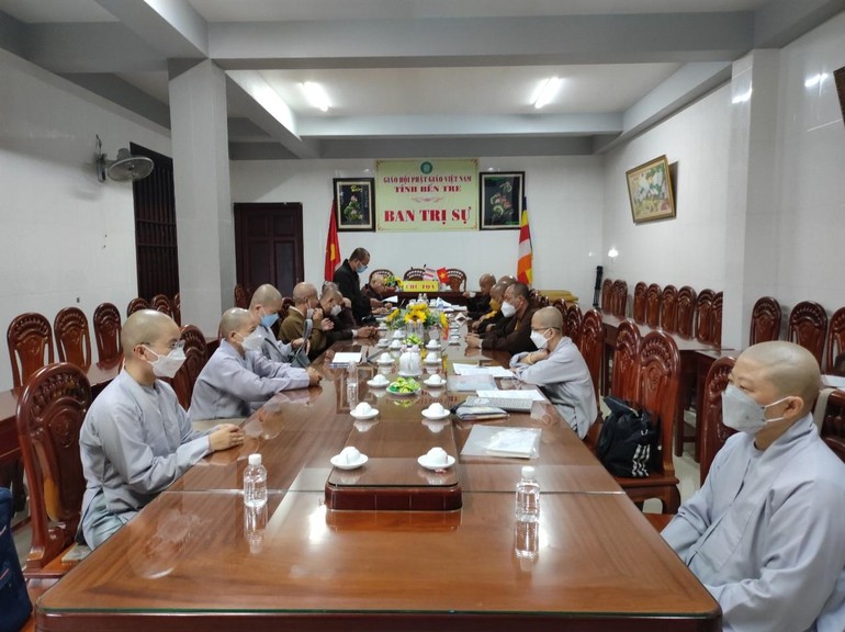 Ban Giáo dục Phật giáo tỉnh họp, báo cáo Phật sự nhiệm kỳ VI (2017-2022) 