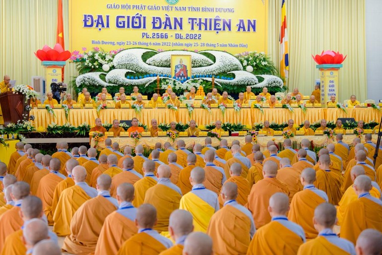 Đại giới đàn Thiện An Phật lịch 2566 khai mạc tại giới đàn tổ đình Hội Khánh