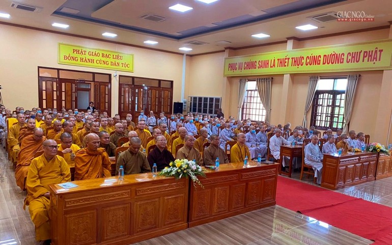 Bạc Liêu: Ban Trị sự Phật giáo tỉnh khai mạc khóa bồi dưỡng trụ trì cho Tăng Ni an cư