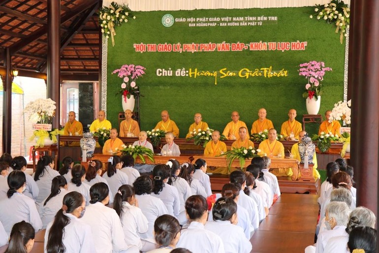 357 vị Phật tử tham gia hội thi giáo lý và khóa tu Lục hòa lần V - 2022