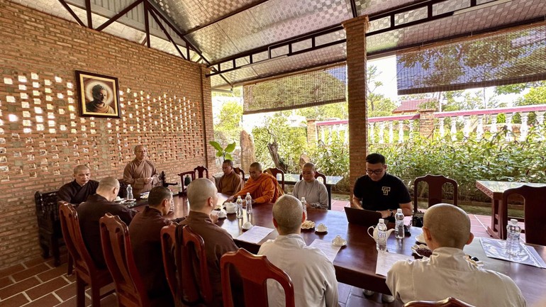 Ban Thông tin - Truyền thông GHPGVN tỉnh Khánh Hòa họp, triển khai hoạt động Phật sự năm 2023