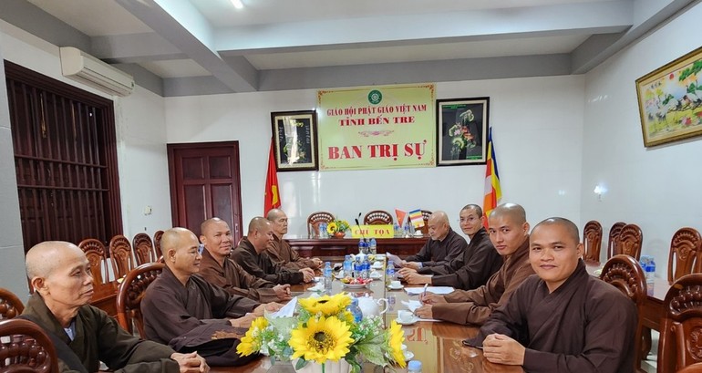 Ban Kiểm soát GHPGVN tỉnh Bến Tre triển khai Phật sự quý II-2023