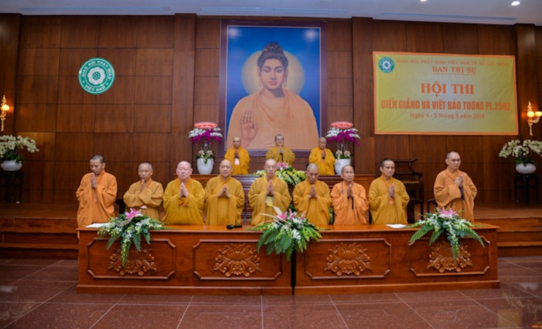 Hội thi diễn giảng và viết báo tường mùa An cư kiết hạ Phật lịch 2562