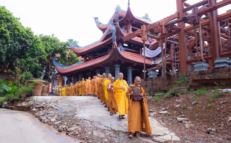 Ban Trị sự Phật giáo tỉnh tổ chức An cư kiết hạ tập trung tại chùa Phù Liễn