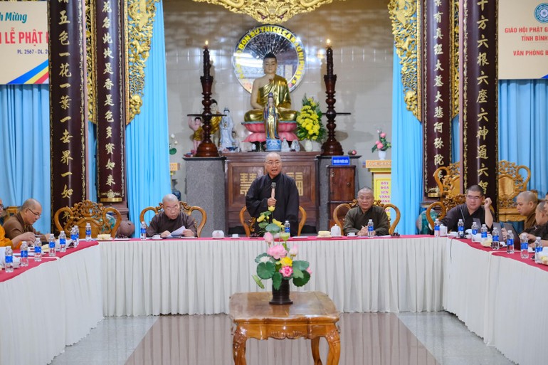 Hội nghị sơ kết hoạt động Phật sự của Giáo hội tỉnh Bình Thuận
