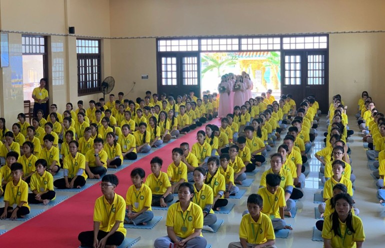 Phân ban Hoằng pháp Thanh thiếu niên khai mạc khóa tu mùa hè “Tuổi trẻ hướng Phật” tại chùa Thạnh Lâm