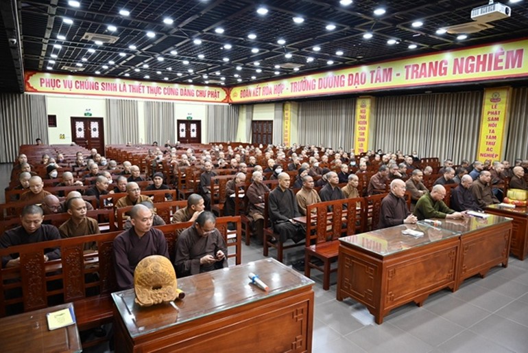 Hội nghị phổ biến một số nội dung mới của Hiến chương GHPGVN sửa đổi lần thứ 7, tại chùa Nam Hải