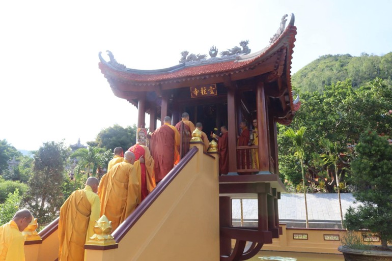  Khánh tạ công trình kiến trúc phiên bản chùa Một Cột trong khuôn viên chùa Nghĩa Sơn