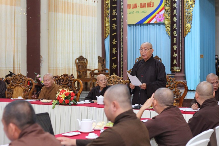 Buổi họp của Ban Thường trực Ban Trị GHPGVN tỉnh Bình Thuận