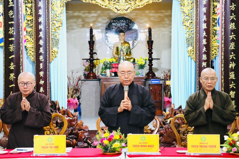  Ban Thường trực Ban Trị sự GHPGVN tỉnh đã buổi họp nhằm triển khai các hoạt động Phật sự trọng tâm 