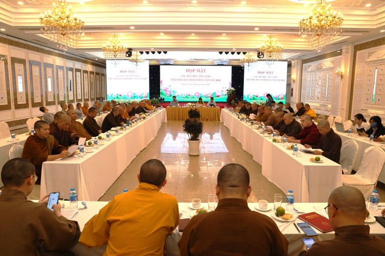 Họp mặt chức sắc, chức việc Phật giáo trên địa bàn tỉnh năm 2023