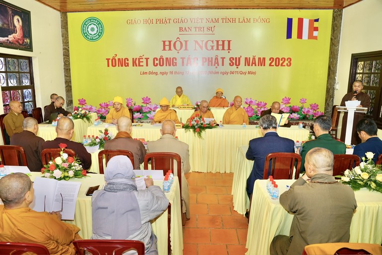 Hội nghị tổng kết hoạt động Phật sự năm 2023 và đề ra phương hướng hoạt động năm 2024