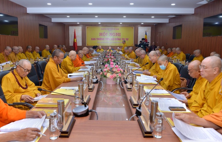 Hội nghị Ban Thường trực Hội đồng Trị sự GHPGVN nhằm thảo luận nhiều Phật sự quan trọng của GHPGVN