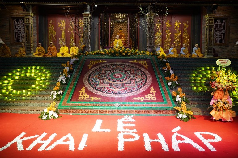 Lễ khai pháp tại chùa Tiêu Dao