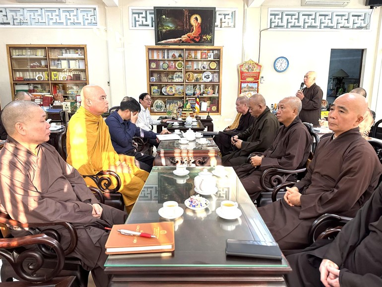 Ban Tôn giáo tỉnh có buổi làm việc với Ban Thường trực Ban Trị sự GHPGVN tỉnh Khánh Hòa