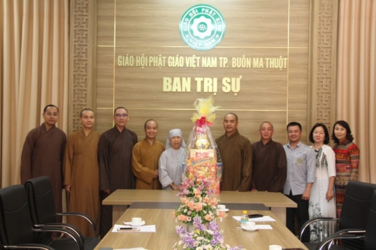 Ban Văn hóa GHPGVN tỉnh gặp gỡ Ban Trị sự TP.Buôn Ma Thuột
