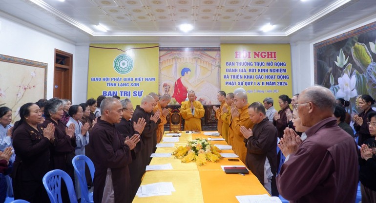  Ban Thường trực tổ chức hội nghị mở rộng triển khai hoạt động Phật sự Quý II - 2024