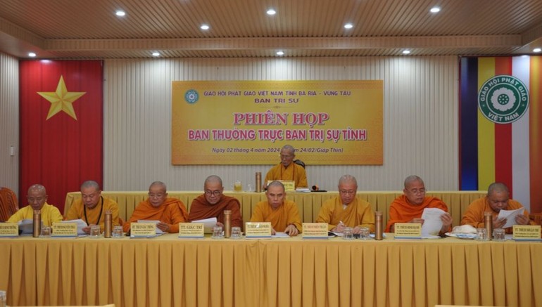 Chư tôn đức Ban Thường trực họp triển khai Phật sự sắp tới